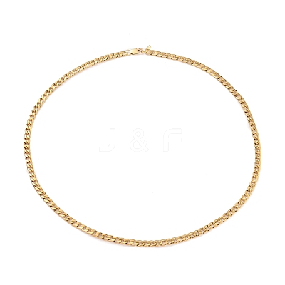 Men's 304 Stainless Steel Cuban Link Chain Necklaces NJEW-JN03157-02-1