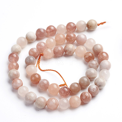 Natural Sunstone Beads Strands G-G816-01-1