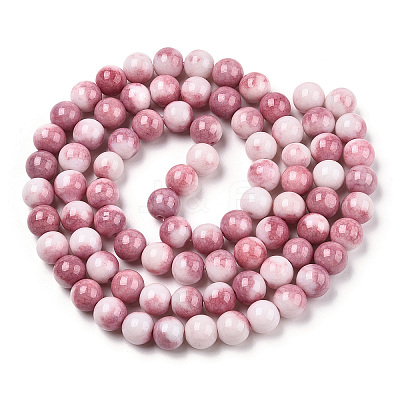 Ombre Effect Dyed Crackle Glass Beads X1-GLAA-T031-10mm-01I-1
