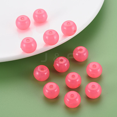 Imitation Jelly Acrylic Beads MACR-S373-14-EA09-1