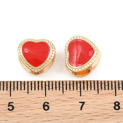 Alloy Enamel European Beads AL-CBAC2D3-20G-05-1