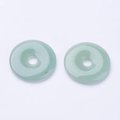 Natural Green Aventurine Pendants G-F524-H05-1