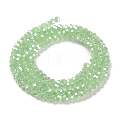 Electroplate Glass Beads Strands EGLA-A035-J3mm-A01-1
