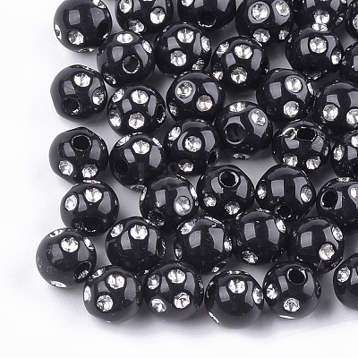 Plating Acrylic Beads PACR-T006-01A-01-1