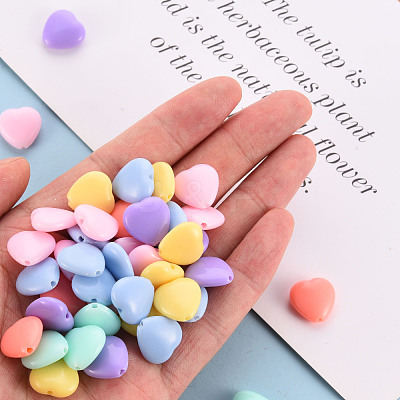 Opaque Acrylic Beads TACR-S154-44D-1