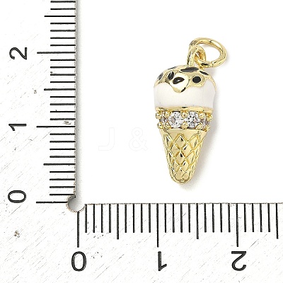 Brass Micro Pave Cubic Zirconia Pendants LS-KK-H255-03G-03-1