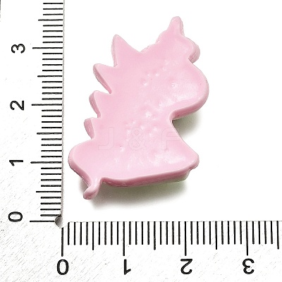 Unicorn Opaque Resin Decoden Cabochons CRES-F034-05-1