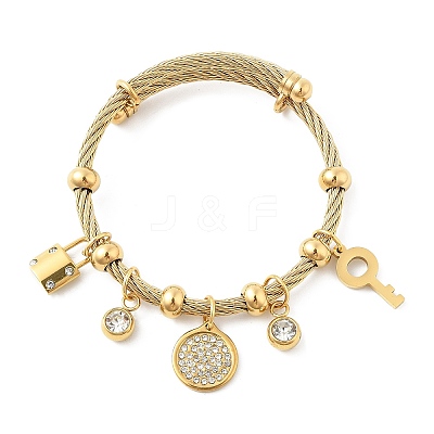 304 Stainless Steel Bangles BJEW-O163-02-1