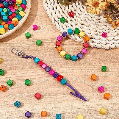 300Pcs Natural Wood Beads WOOD-SP0001-91-1