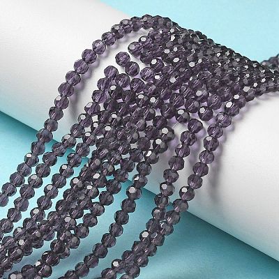 Transparent Glass Beads Strands EGLA-A035-T3mm-D15-1