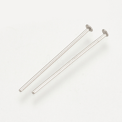 Tarnish Resistant 304 Stainless Steel Flat Head Pins X-STAS-S076-75-20mm-1