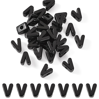 Acrylic European Beads OACR-TAC0013-14V-1