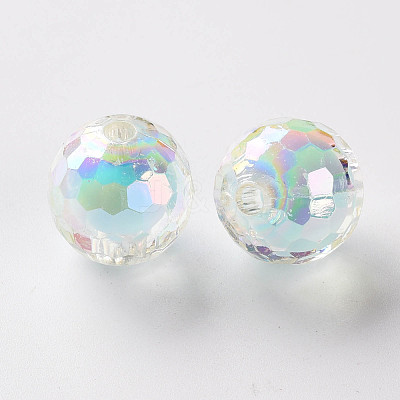 Transparent Acrylic Beads TACR-S152-14B-A07-1