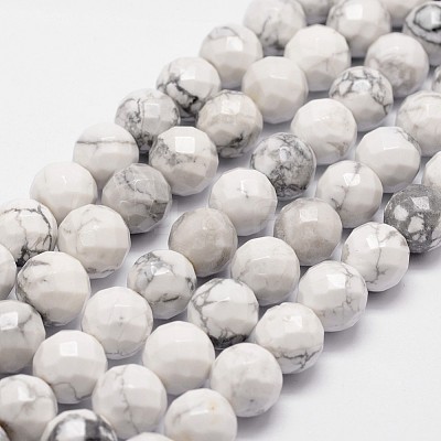 Natural Howlite Beads Strands X-G-D840-44-8mm-1
