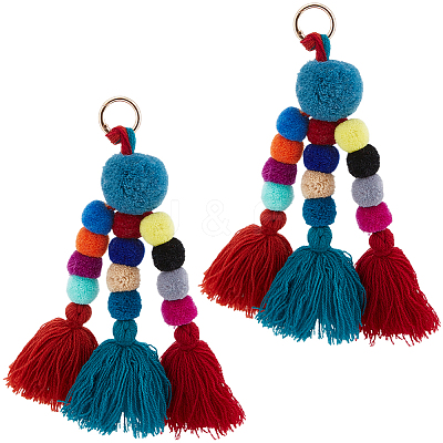 The Colors of the Small Pom Balls are Random Color KEYC-WH20004-01A-1