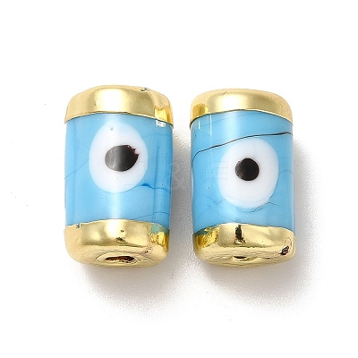 Handmade Evil Eye Lampwork Beads LAMP-M012-01LG-A-1
