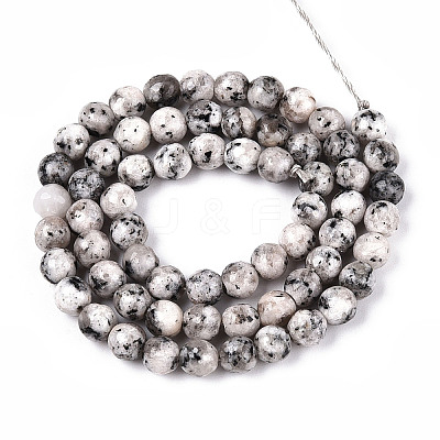 Dyed Natural White Jade Beads Strands G-T139-6mm-60-25-1