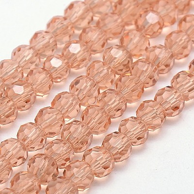 Glass Beads Strands EGLA-J042-8mm-23-1