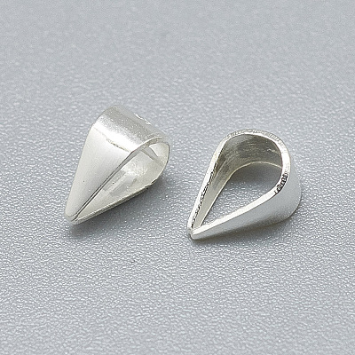 925 Sterling Silver Snap on Bails STER-T002-216S-1