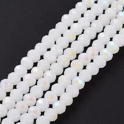 Electroplate Glass Beads Strands EGLA-A034-J2mm-L08-1