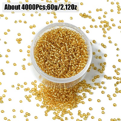 200G Glass Seed Beads SEED-YW0002-85A-1