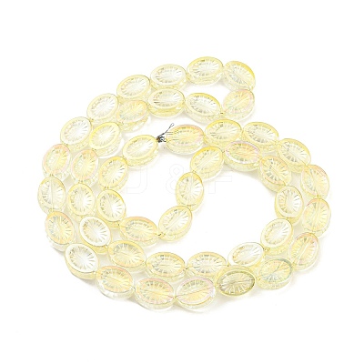 Electroplate Glass Bead Strands EGLA-G037-13A-FR01-1