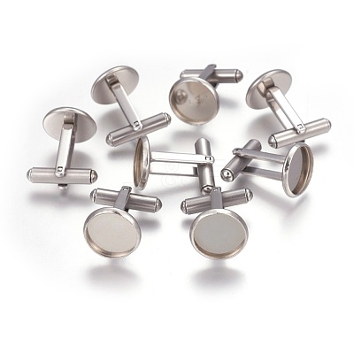Tarnish Resistant 201 Stainless Steel Cuff Settings STAS-P227-42P-1