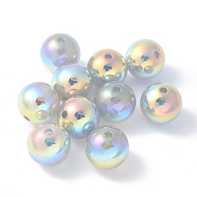 Plated ABS Plastic Beads LS-X-OACR-B026-02C-1