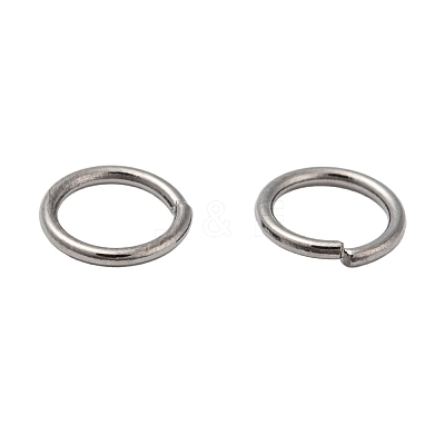Brass Open Jump Rings JRC8MM-B-1
