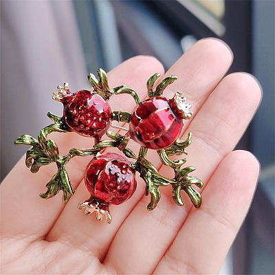 Pomegranate Enamel Pins PW-WGDC38F-01-1