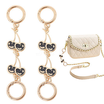 Zinc Alloy Chain Link Purse Strap Extenders AJEW-WH0479-46B-1