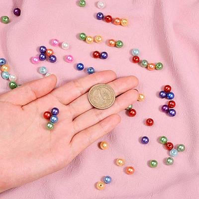 840Pcs 12 Colors Imitation Pearl Acrylic Beads sgOACR-SZ0001-14-1