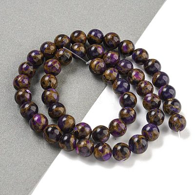 Synthetic Gold Clinquant Stone Beads Strands G-P549-A01-01E-1