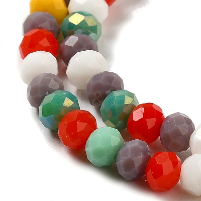 Glass Beads Strands EGLA-A034-M6mm-43-1