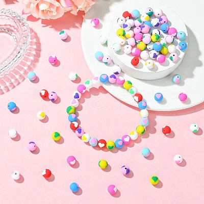 Handmade Polymer Clay Beads CLAY-CJ0002-09-1