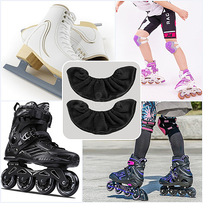Velvet Ice Skate Guards AJEW-WH20022-85B-01-1