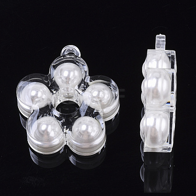 Transparent Acrylic Pendants X-TACR-R146-012-1