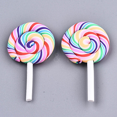 Handmade Polymer Clay Beads X-CLAY-T016-81B-1