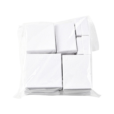 10Pcs 5 Styles Texture Paper Jewelry Gift Boxes OBOX-FS0001-01B-1