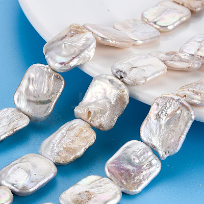 Natural Keshi Pearl Beads Strands PEAR-S020-K04-1
