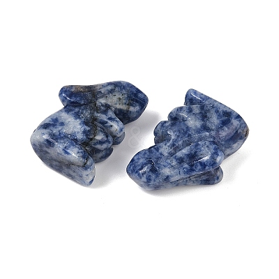 Natural Blue Spot Jasper Rabbit Display Decorations G-R007-02K-1
