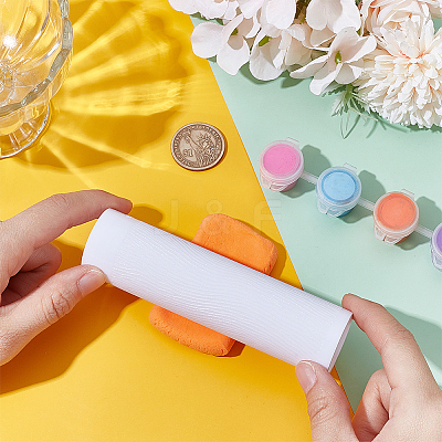 Acrylic Handle Clay Texture Roller DIY-WH0699-74-1
