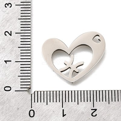 201 Stainless Steel Pendants STAS-A116-01P-12-1
