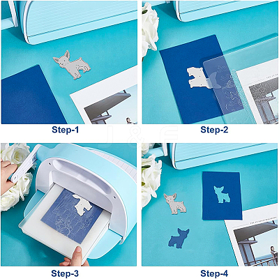 Carbon Steel Cutting Dies Stencils DIY-WH0309-279-1