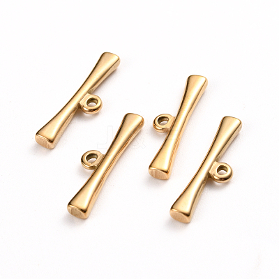 Ion Plating(IP) 304 Stainless Steel Toggle Clasps Parts STAS-D142-06C-G-1