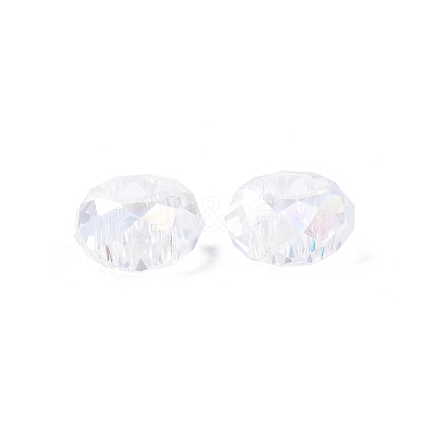 Transparent Glass European Beads GPDL-N005-D14mm-A01-1