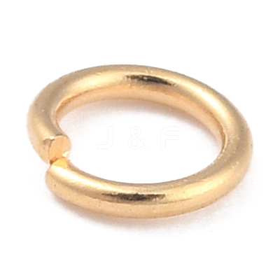 Rack Plating Brass Open Jump Rings KK-O139-18C-G-1