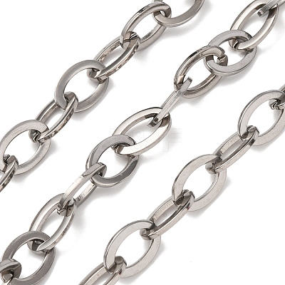 304 Stainless Steel Cable Chains CHS-S012-15P-1