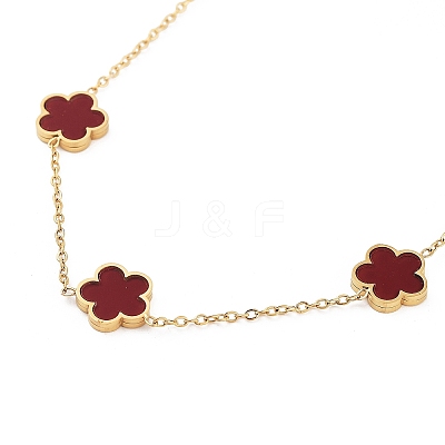 Golden 304 Stainless Steel Necklace NJEW-K252-09G-01-1