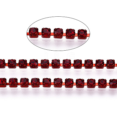 Electrophoresis Iron Rhinestone Strass Chains CHC-Q009-SS8.5-B21-1